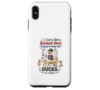 Funny Baseball Mom Baseball Mama Baseball Graphic Game Gifts Coque pour iPhone XS Max