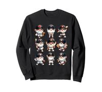 Funny Baseball Player Gnomes For Baseball Team And Coach Sweatshirt