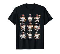 Funny Baseball Player Gnomes For Baseball Team And Coach T-Shirt