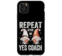 Funny Baseball Saying for Kids Coach Repeat After Me Yes Sir Coque pour iPhone 11 Pro Max
