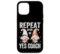 Funny Baseball Saying for Kids Coach Repeat After Me Yes Sir Coque pour iPhone 12/12 Pro