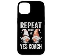 Funny Baseball Saying for Kids Coach Repeat After Me Yes Sir Coque pour iPhone 13