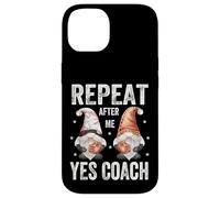 Funny Baseball Saying for Kids Coach Repeat After Me Yes Sir Coque pour iPhone 14