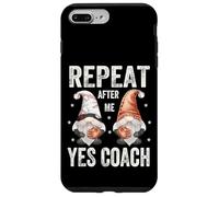 Funny Baseball Saying for Kids Coach Repeat After Me Yes Sir Coque pour iPhone 7 Plus/8 Plus