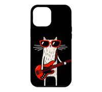 Funny Bass Cat Design - Chat Musicien Cool avec Guitare Basse R Coque pour iPhone 12 Pro Max