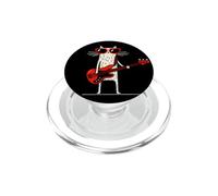 Funny Bass Cat Design - Chat Musicien Cool avec Guitare Basse R PopSockets PopGrip pour MagSafe