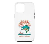 Funny Bass Fishing Boss Battle, Jeu rétro, Design Pixel Art Coque pour iPhone 12 Pro Max