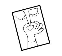 Funny Bathroom Wall Decor | Humorous Pinching Nose Metal Decoration - Funny Washroom Signs Wall Decor - for Home Apartment Hotel Office Bathroom Restroom