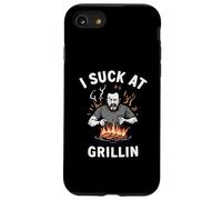 Funny BBQ Fail Burn The Food 4 juillet Grillin Grilling Men Coque pour iPhone SE (2020) / 7 / 8