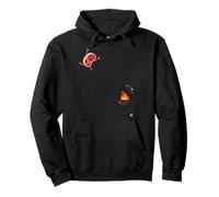 Funny BBQ Grilling Steak Jumping on Grill Sweat à Capuche
