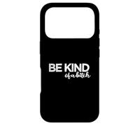Funny be Kind of a b itch malédiction Mot Cadeau Pot Bouche Coque pour iPhone 17 Pro
