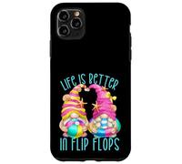 Funny Beach Gnomes for Women Life is Better in Flip Flops Coque pour iPhone 11 Pro Max