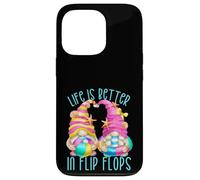 Funny Beach Gnomes for Women Life is Better in Flip Flops Coque pour iPhone 13 Pro