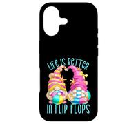 Funny Beach Gnomes for Women Life is Better in Flip Flops Coque pour iPhone 17