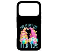 Funny Beach Gnomes for Women Life is Better in Flip Flops Coque pour iPhone 17 Pro