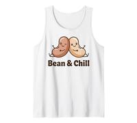 Funny Bean & Chill Powered by Beans Lover Vegan Humour Débardeur