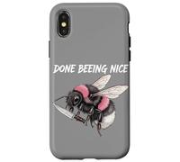 Funny Bee Hive Honey Lover Tee Funny Beekeeper Coque pour iPhone X/XS