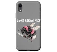 Funny Bee Hive Honey Lover Tee Funny Beekeeper Coque pour iPhone XR