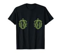 Funny Beer Hops Breast Boobies Titties Nips T-Shirt