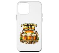 Funny Beer Lover - Je ne Bois de la bière Que 3 Jours par Semaine Coque pour iPhone 12 Mini