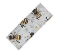 Funny Bees Tapis de yoga avec sac en caoutchouc naturel antidérapant, épais de 1 mm avec sac de yoga 180,3 x 66 cm pour l'extérieur