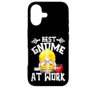 Funny Best Construction Worker GNOME Dad Who Loves Building Coque pour iPhone 17
