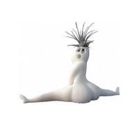 Funny Big Booty Ghost Planter, Resin Prank Gift Decor for Air Fern Display Stand, Hilarious Air Plant Garden Planter