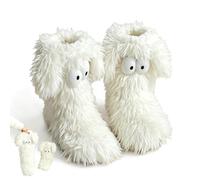Funny Big Fluffy Monster Slipper Socks - Novelty Slippers Socks | Cartoon Big Eye Monster Design, Non-slip bottom design, Cozy and Warm Plush, for After Work and Indoor Daily Wear