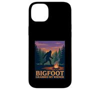 Funny Bigfoot a attrapé Mon Jeu de Mots à Hot-Dog de Wiener Camping Coque pour iPhone 14 Plus