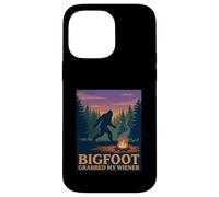 Funny Bigfoot a attrapé Mon Jeu de Mots à Hot-Dog de Wiener Camping Coque pour iPhone 14 Pro Max