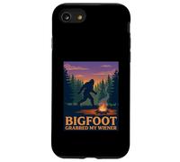 Funny Bigfoot a attrapé Mon Jeu de Mots à Hot-Dog de Wiener Camping Coque pour iPhone SE (2020) / 7/8