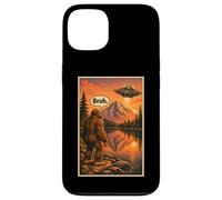 Funny Bigfoot Bruh Alien UFO Introvert Spaceship Coque pour iPhone 13