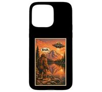 Funny Bigfoot Bruh Alien UFO Introvert Spaceship Coque pour iPhone 15 Pro Max