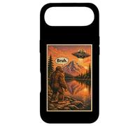 Funny Bigfoot Bruh Alien UFO Introvert Spaceship Coque pour iPhone Air