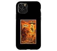 Funny Bigfoot Bruh UFO Alien Loch Ness Monster Abduction Coque pour iPhone 11 Pro
