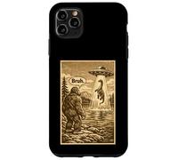 Funny Bigfoot Bruh UFO Alien Loch Ness Monster Abduction Coque pour iPhone 11 Pro Max
