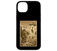 Funny Bigfoot Bruh UFO Alien Loch Ness Monster Abduction Coque pour iPhone 14 Plus