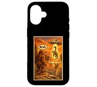 Funny Bigfoot Bruh UFO Alien Loch Ness Monster Abduction Coque pour iPhone 16