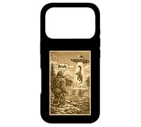 Funny Bigfoot Bruh UFO Alien Loch Ness Monster Abduction Coque pour iPhone 17 Pro