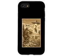 Funny Bigfoot Bruh UFO Alien Loch Ness Monster Abduction Coque pour iPhone SE (2020) / 7/8