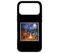 Funny Bigfoot Camping Alien Nessie Sasquatch Campfire Art Coque pour iPhone 17 Pro Max