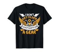Funny Biker Birthday - Shift Up a Gear Moto Rider Bike T-Shirt