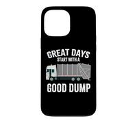 Funny Bin Man Poubelle de Recyclage pour Camion collecteur de déchets | Good Dump Coque pour iPhone 13 Pro Max
