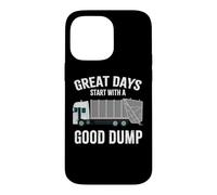 Funny Bin Man Poubelle de Recyclage pour Camion collecteur de déchets | Good Dump Coque pour iPhone 14 Pro Max
