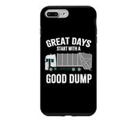 Funny Bin Man Poubelle de Recyclage pour Camion collecteur de déchets | Good Dump Coque pour iPhone 7 Plus/8 Plus