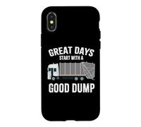 Funny Bin Man Poubelle de Recyclage pour Camion collecteur de déchets | Good Dump Coque pour iPhone X/XS