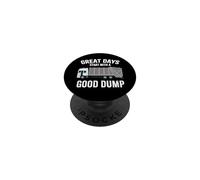 Funny Bin Man Poubelle de Recyclage pour Camion collecteur de déchets | Good Dump PopSockets PopGrip Adhésif