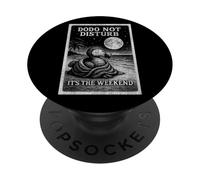 Funny Bird Dodo It's The Weekend Lazy Animal Graphic PopSockets PopGrip Adhésif