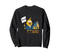 Funny Birdhouse Bird Jeu de Mots Parler d'un Tweet Deal Sweatshirt
