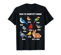 Funny Birds Identification Birdwatcher Comment identifier Les Oiseaux T-Shirt